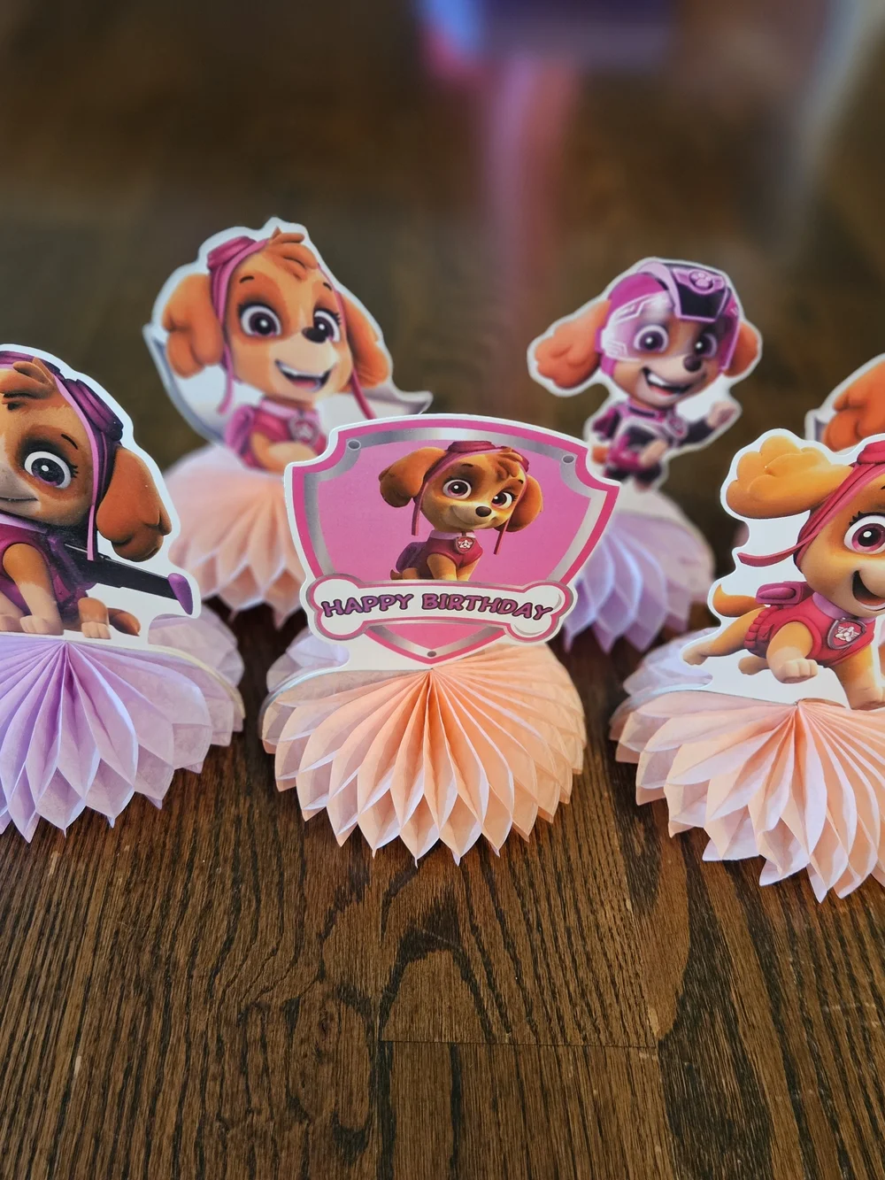 Paw Patrol Pink Skye Party Decor, Tableware, Plates, Napkins, And Favor Bags